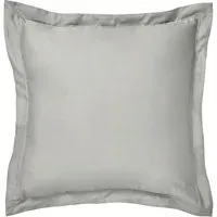 Square Oxford Pillowcase 250TC - Silver, Cotton