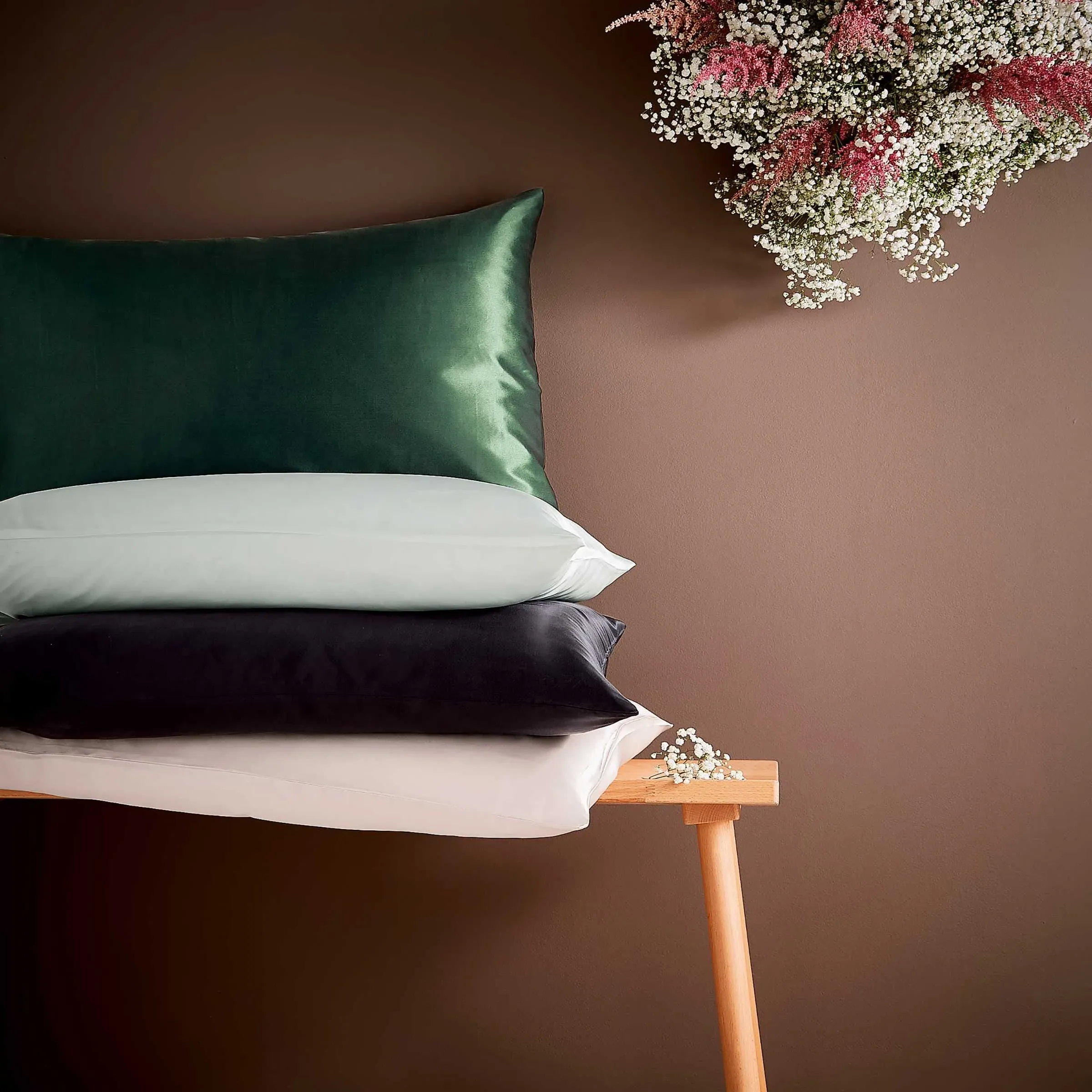 Standard Pillowcase - Forest, Mulberry Silk
