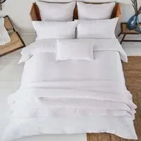 Super King Duvet Cover 250TC - White, Cotton