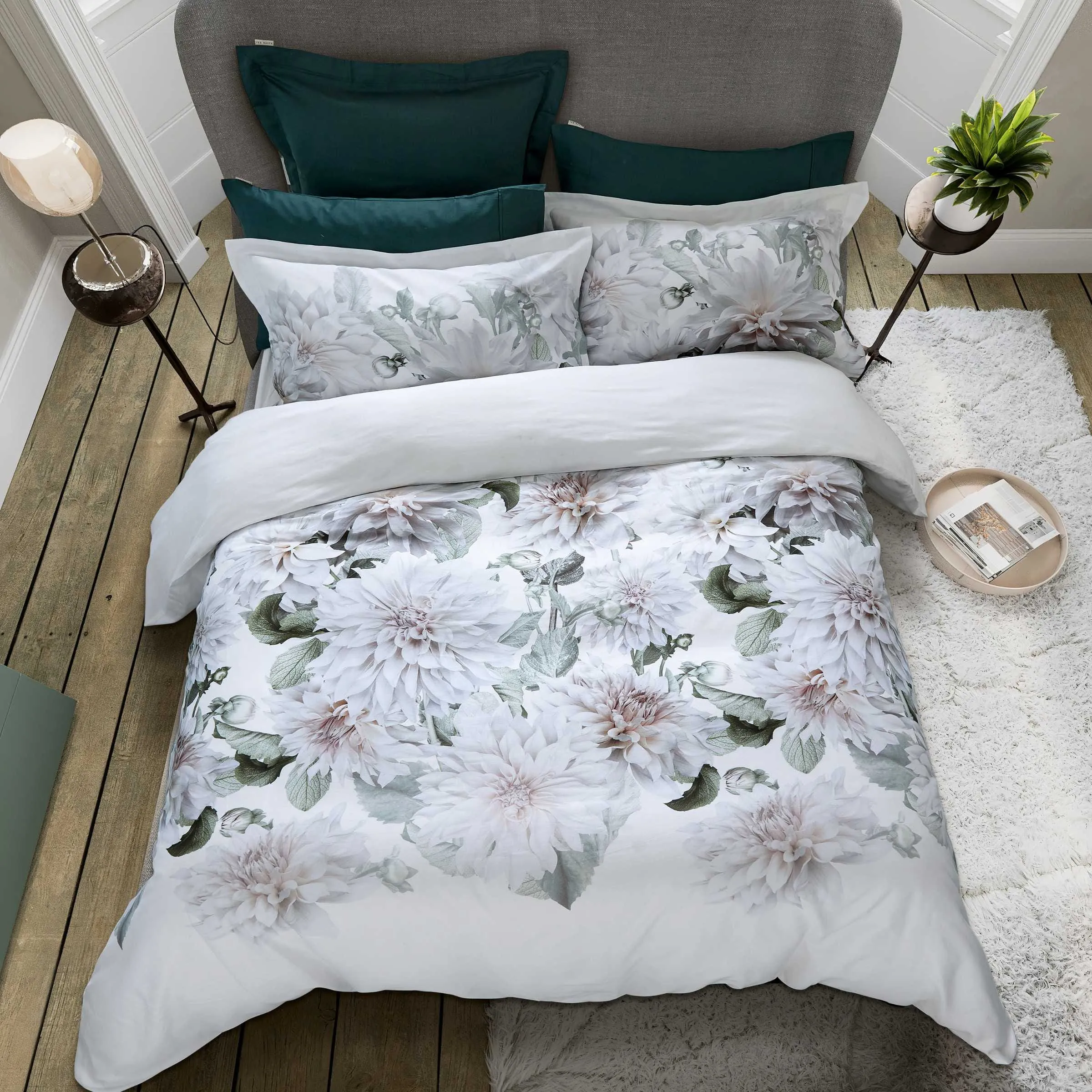 Super King Duvet Cover Set - White, Cotton