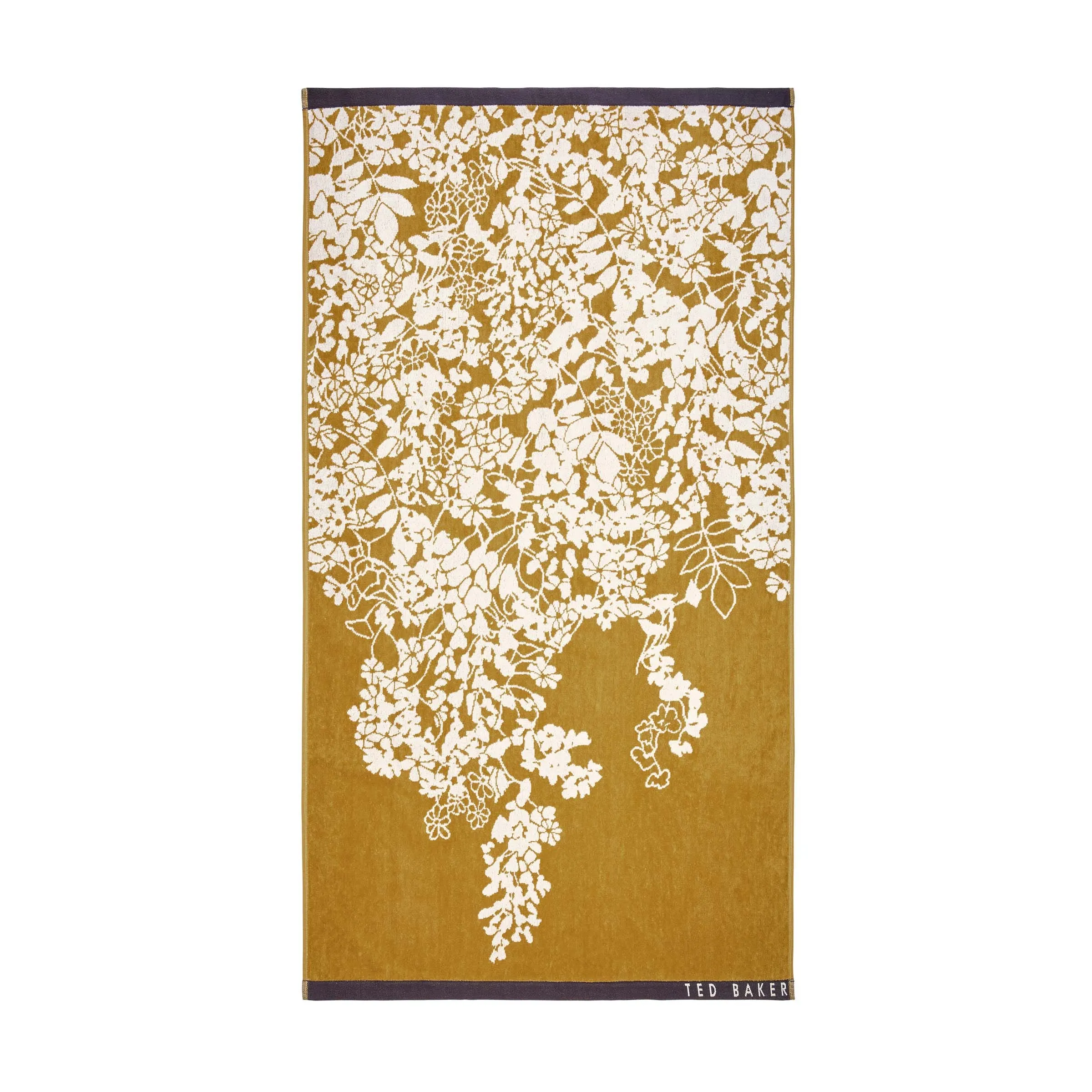 Wisteria Hand Towel - Gold, Cotton Velour product