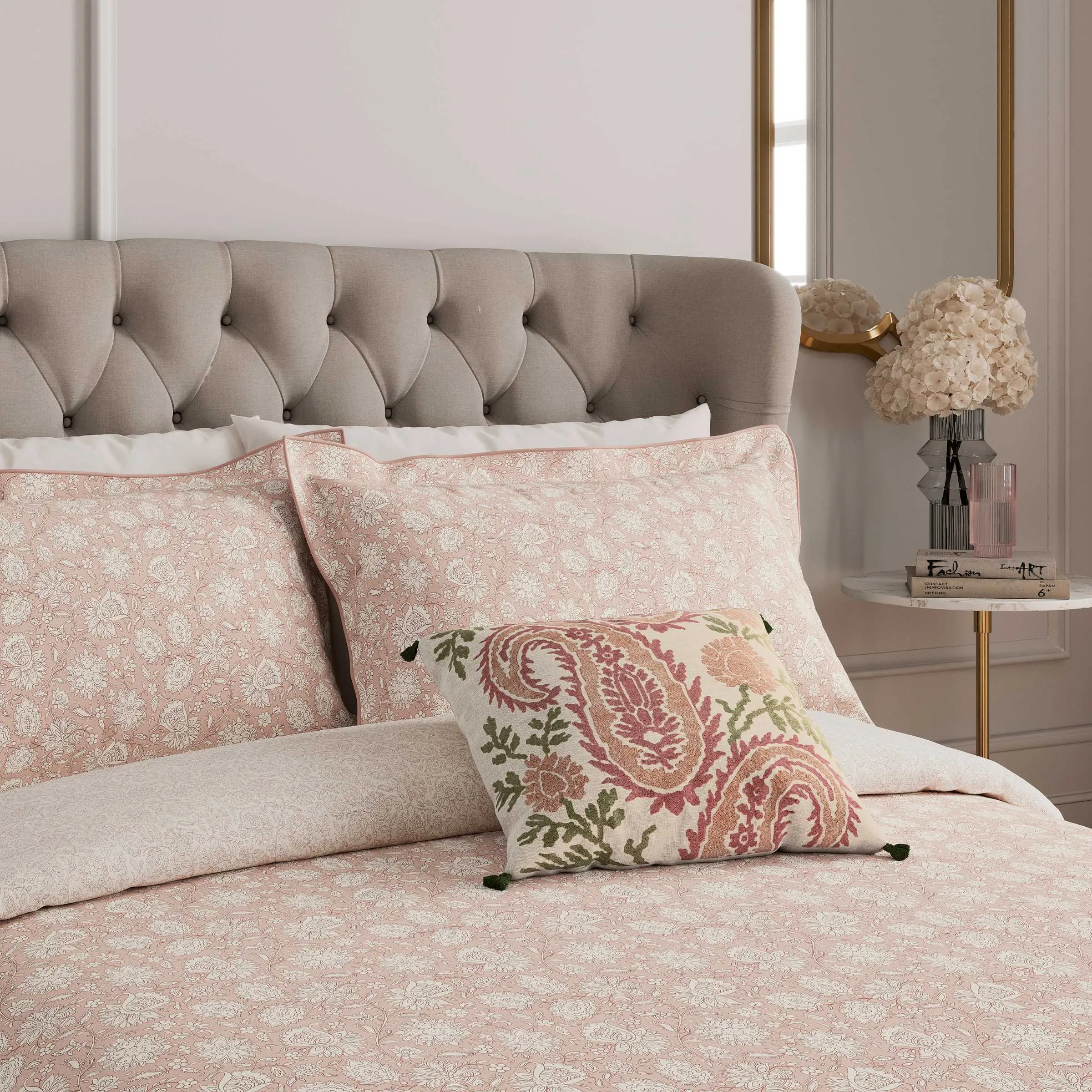 Double Duvet Cover Set Eternal Bloom - Rose