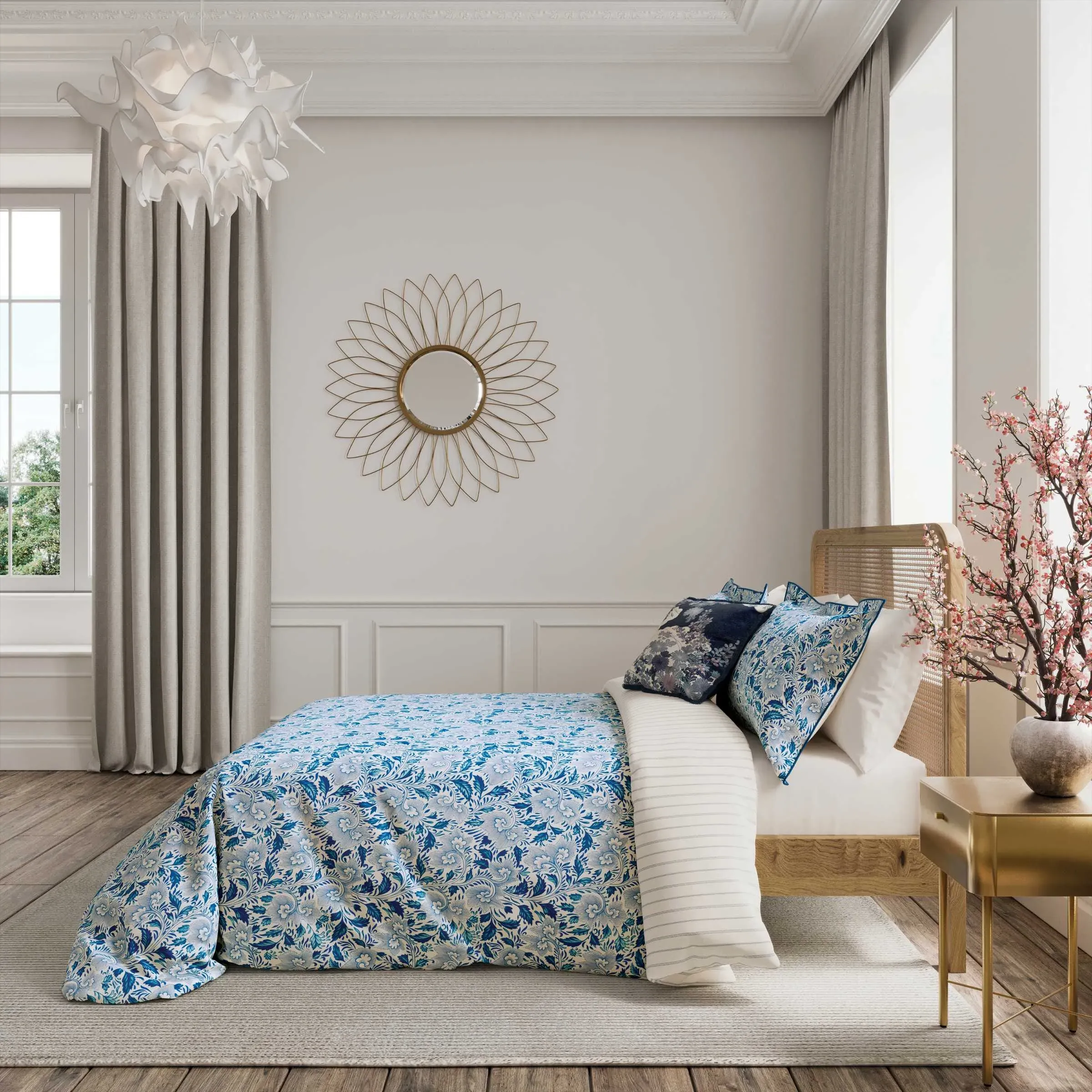 Double Duvet Cover Set - Indigo