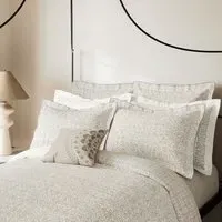 Single Duvet Cover Kerala Pattern - Ivory, Cotton