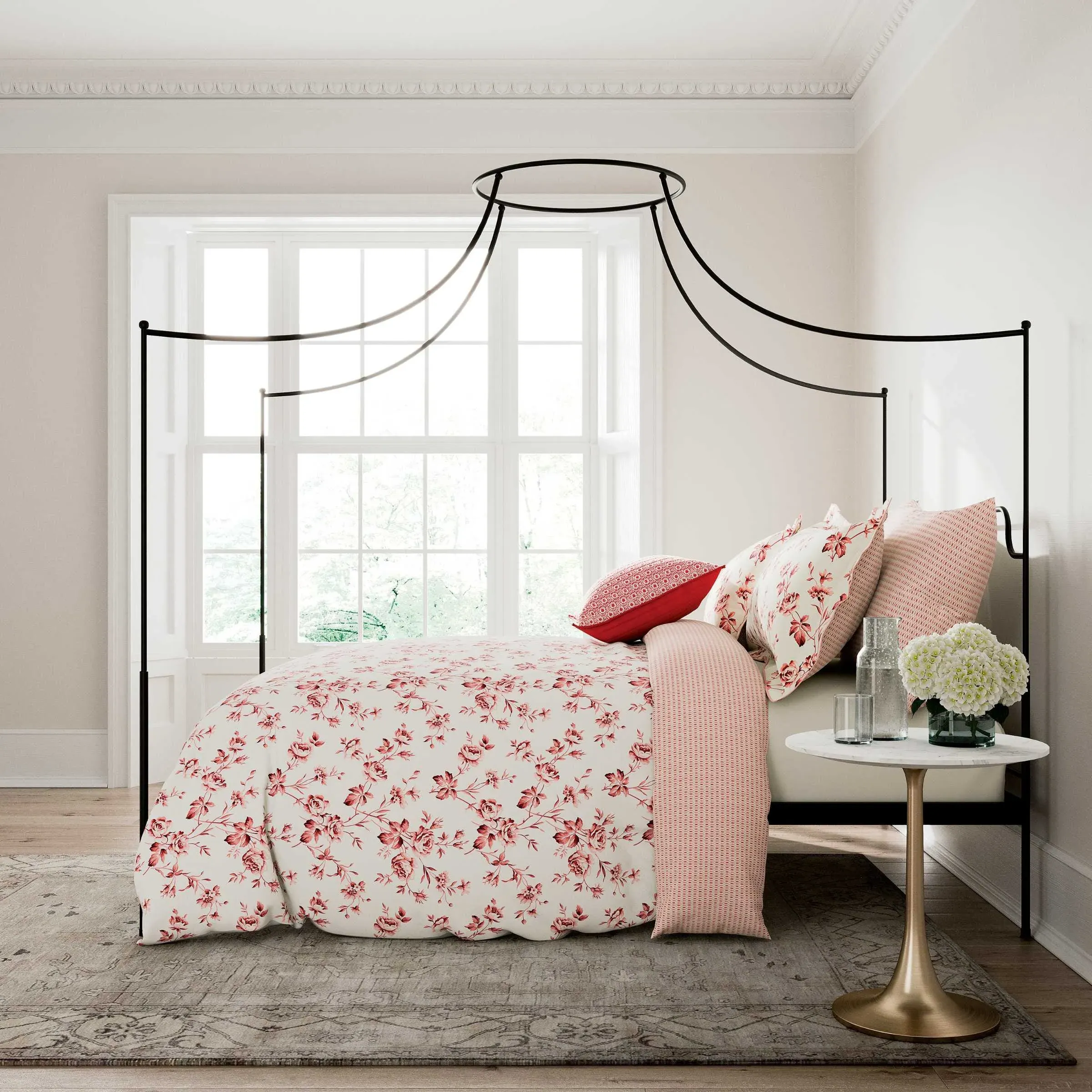 Super King Duvet Cover Set - Pink, Cotton