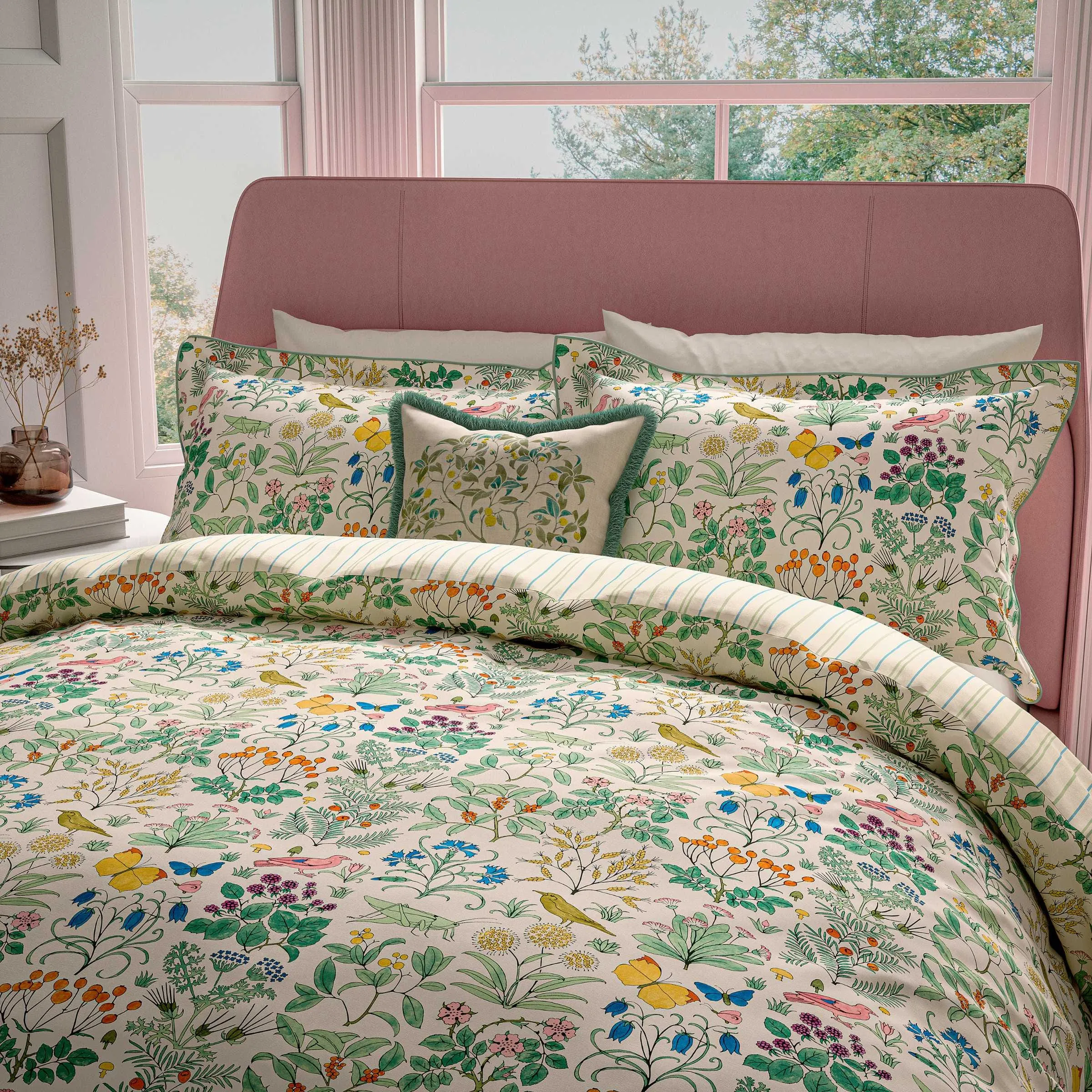 Wild Garden Single Duvet Cover Set - Green product