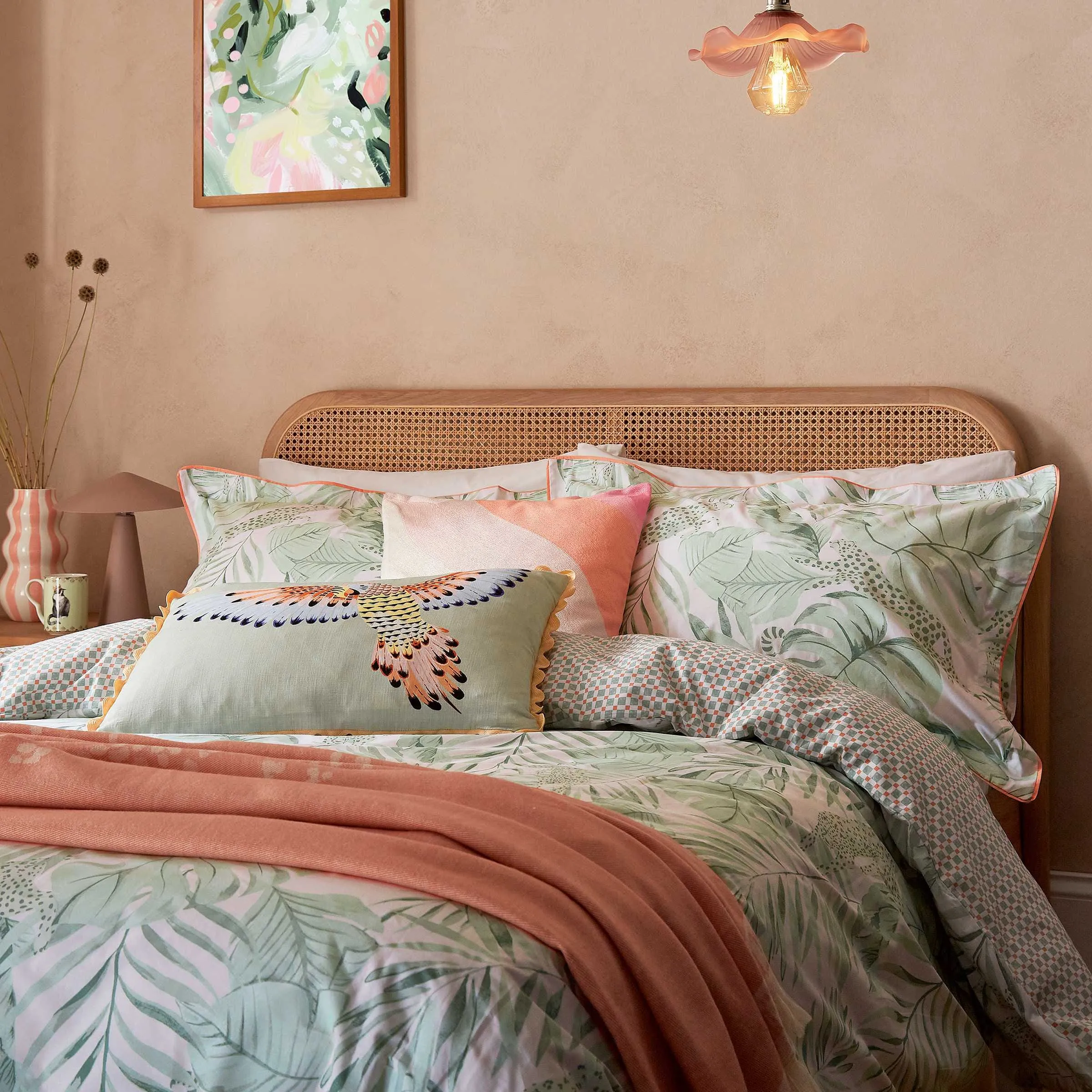 Double Duvet Cover Set - Sage