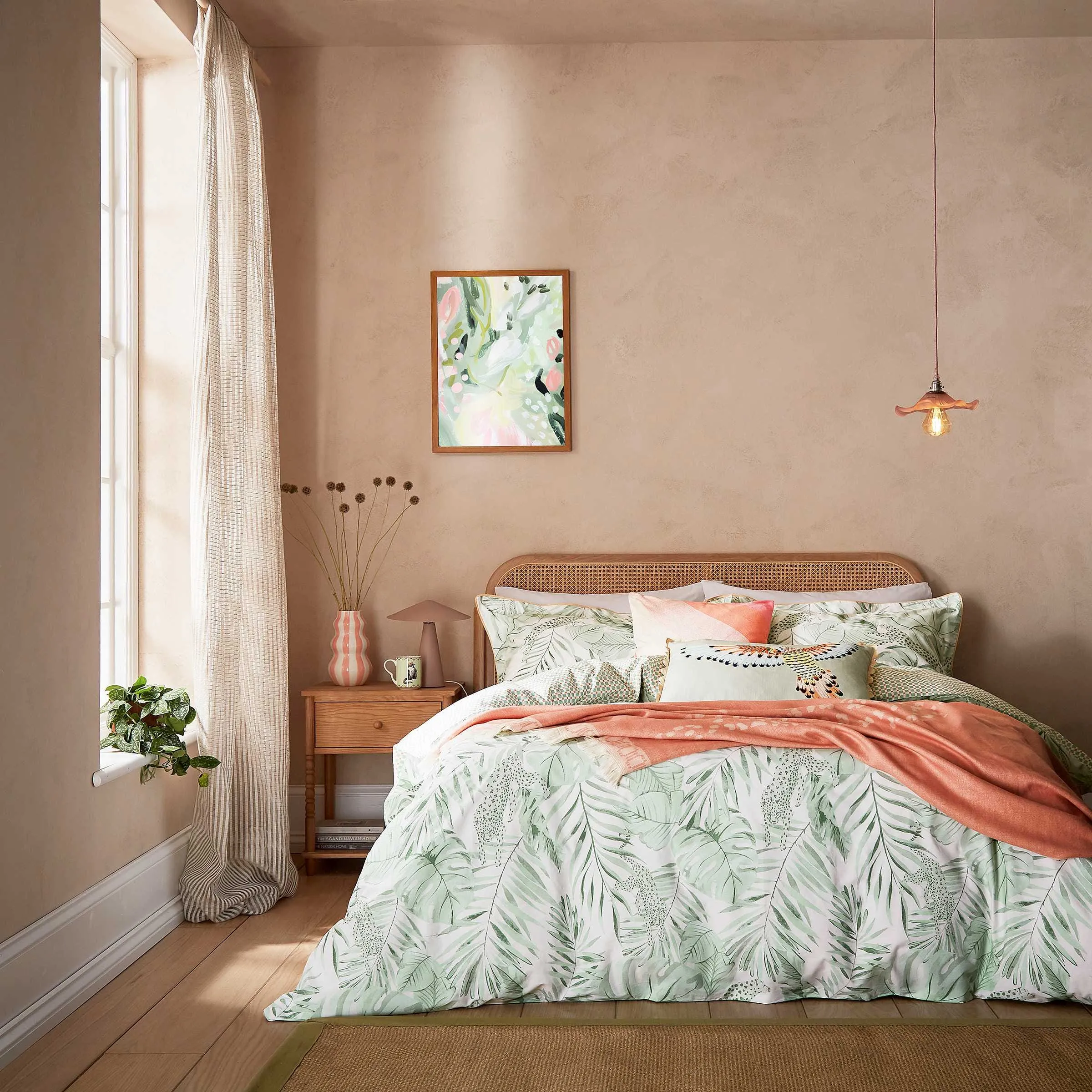 King Size Duvet Cover Set - Sage