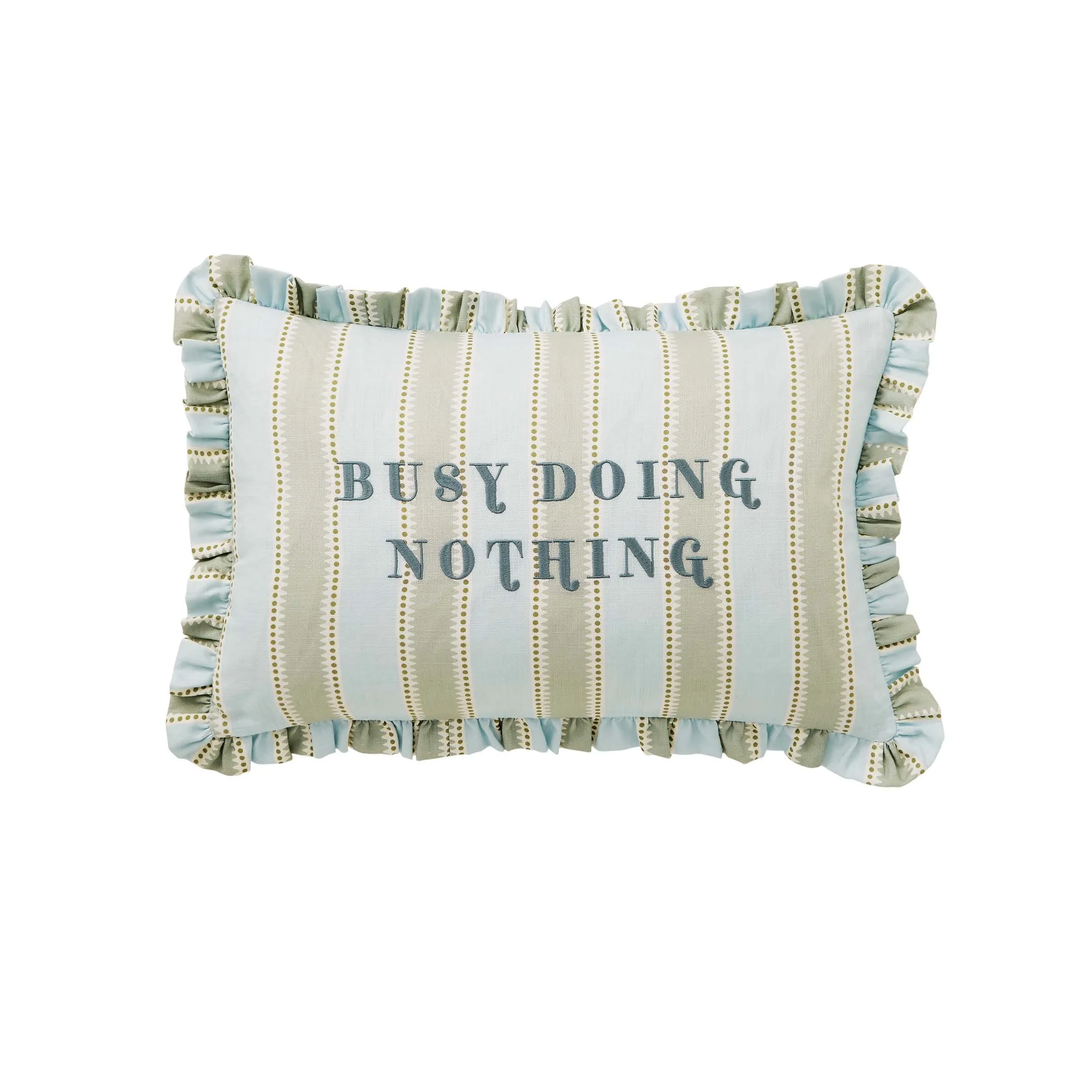 Rectangular Cushion with Embroidery - Multi image