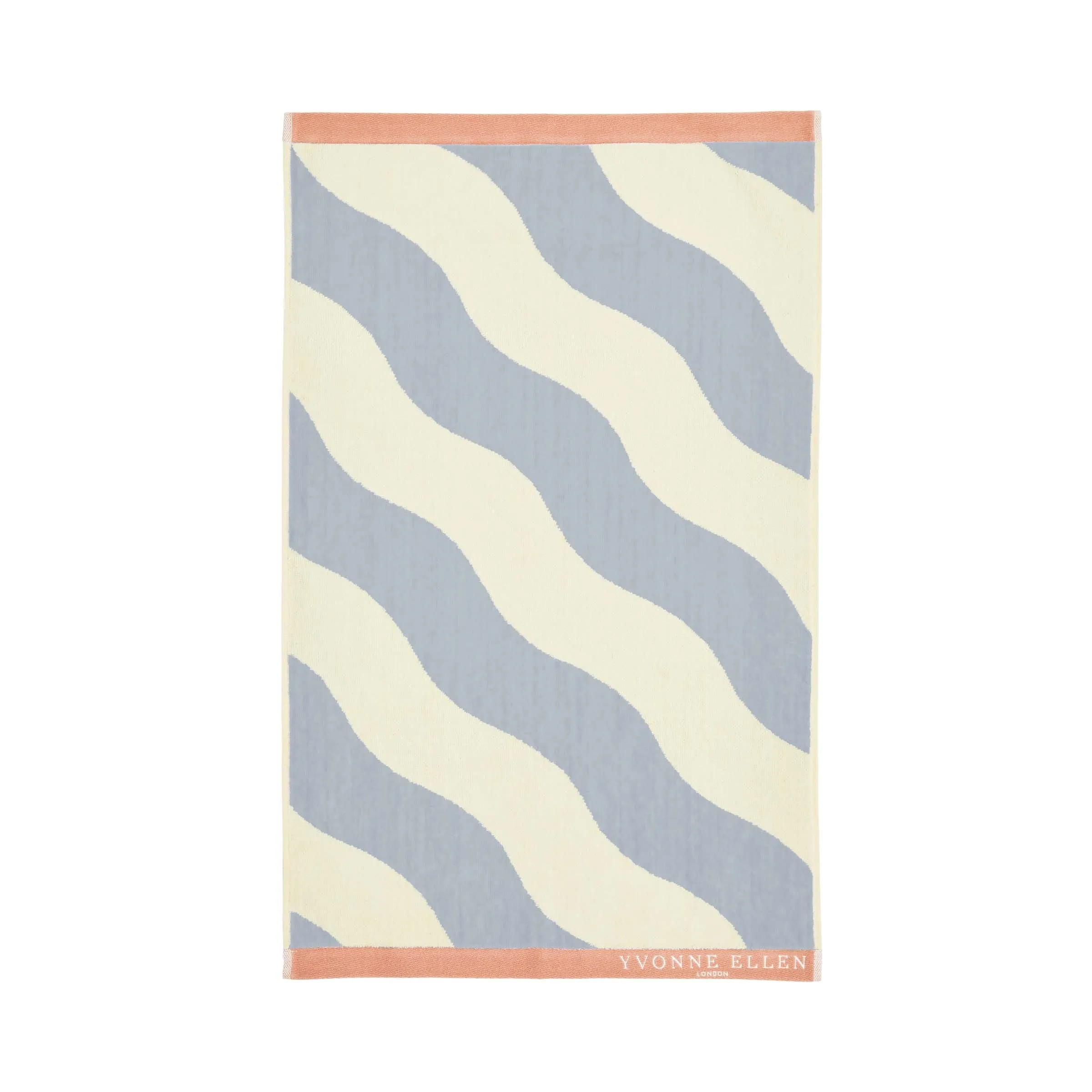 Signature Stripe Hand Towel - Frosted Lake image