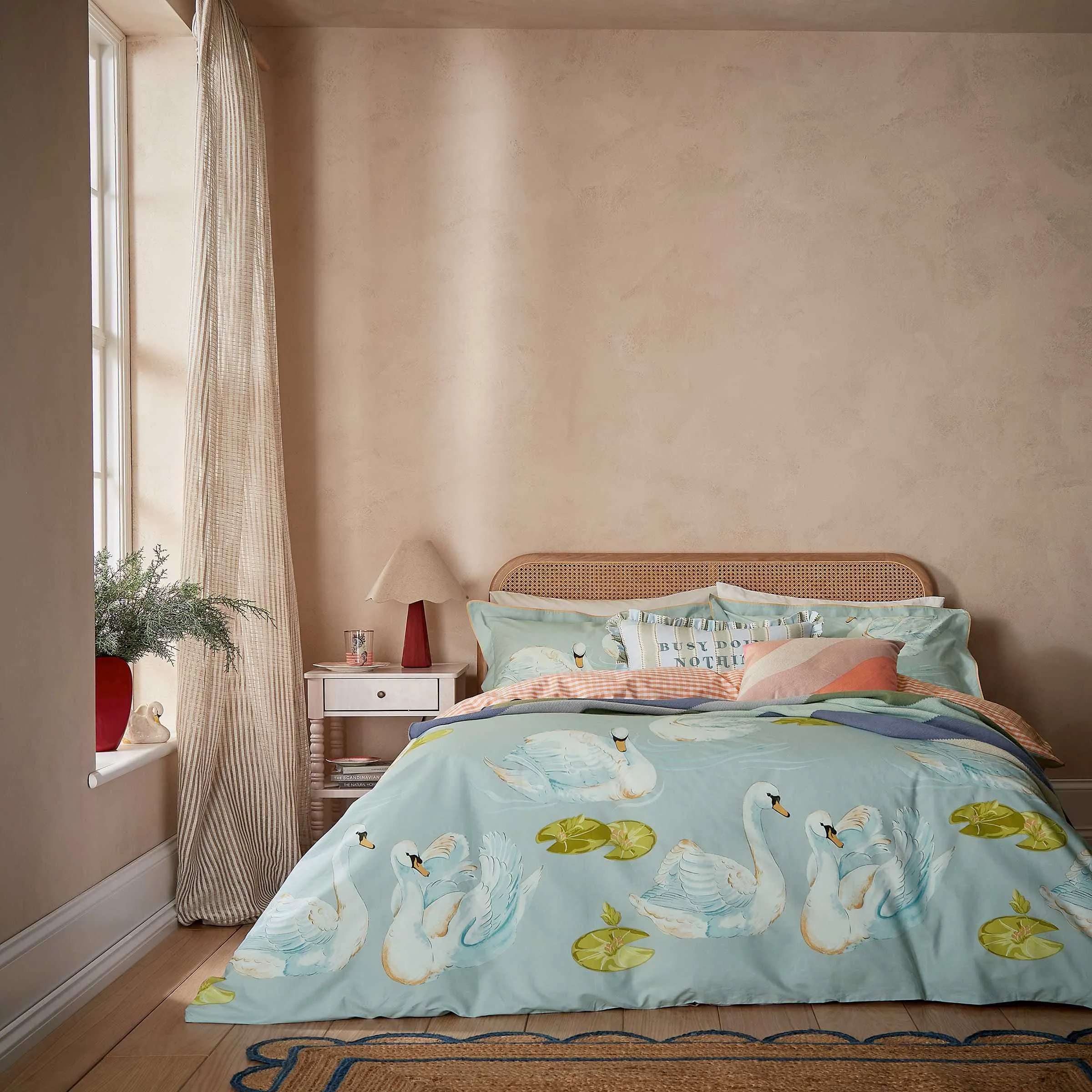 Single Duvet Cover Set with Pillowcase - Aqua