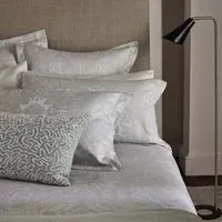 King Size Duvet Cover Paisley - Quartz Grey, Cotton