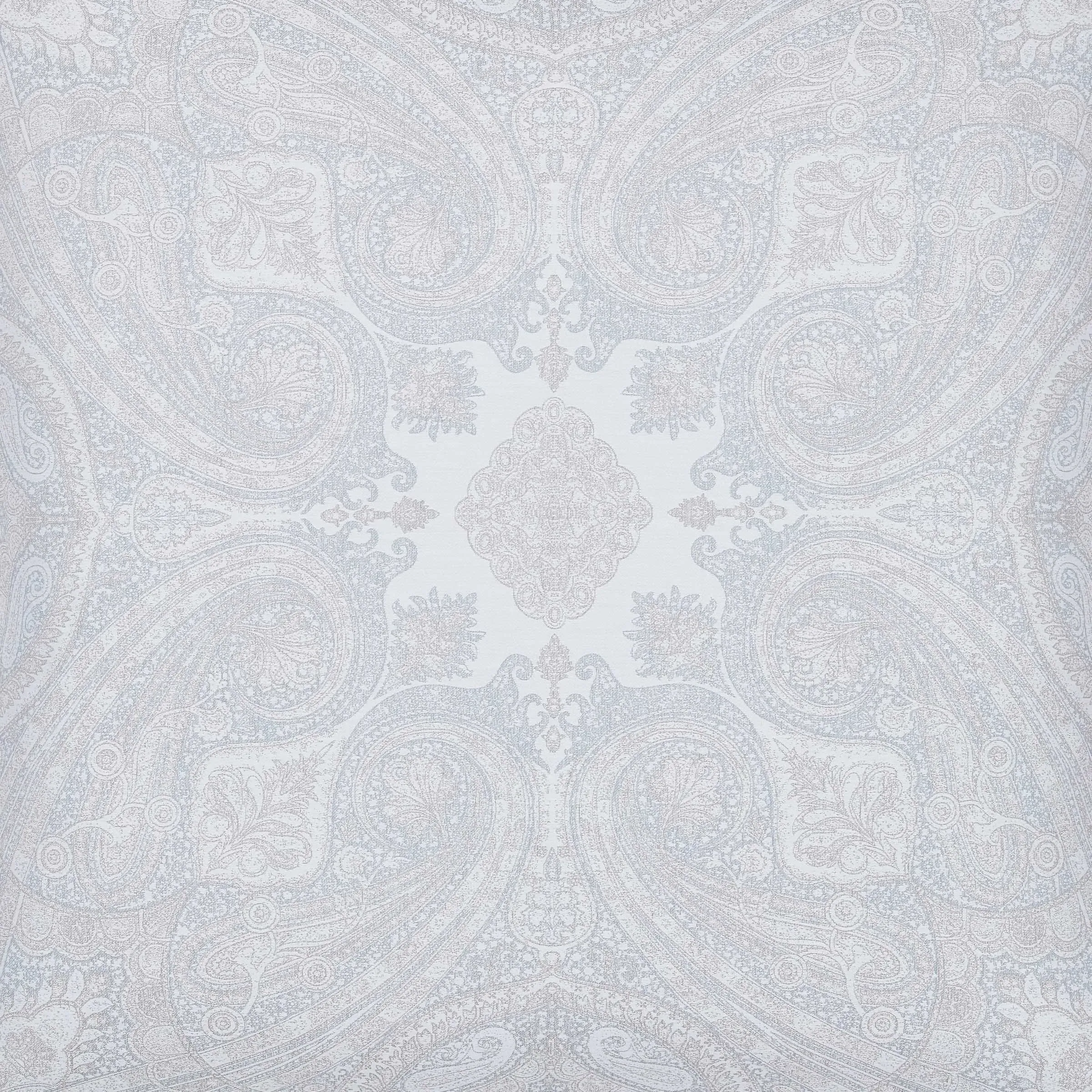 Oxford Pillowcase Paisley - Quartz Grey, Cotton