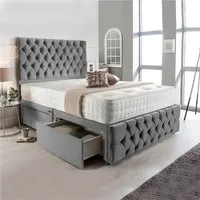 Divan Set with Headboard & Footboard - Tufted alternate view