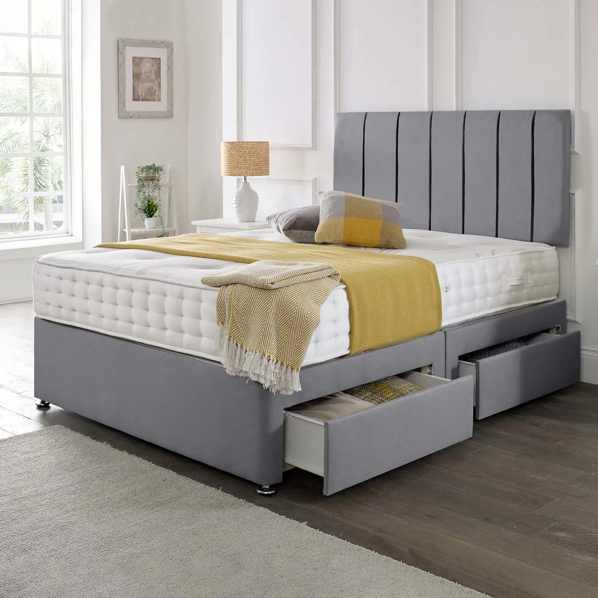 Divan Set with Headboard - Storage Options product