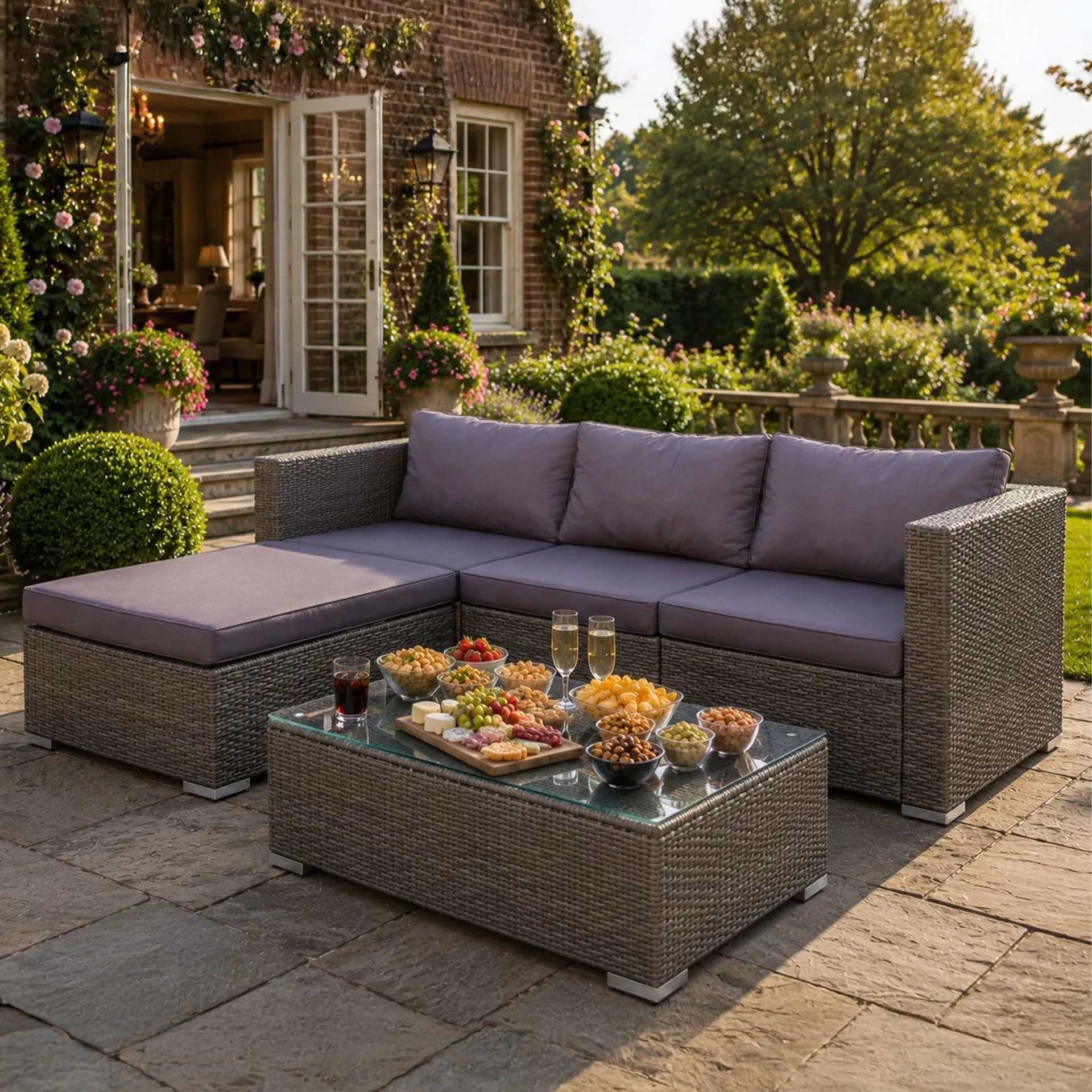 Eden Garden 3-Seater Lounge Set - Rattan product