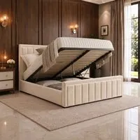 Giselle Ottoman Bed Frame with Storage - Plush Velvet alternate view