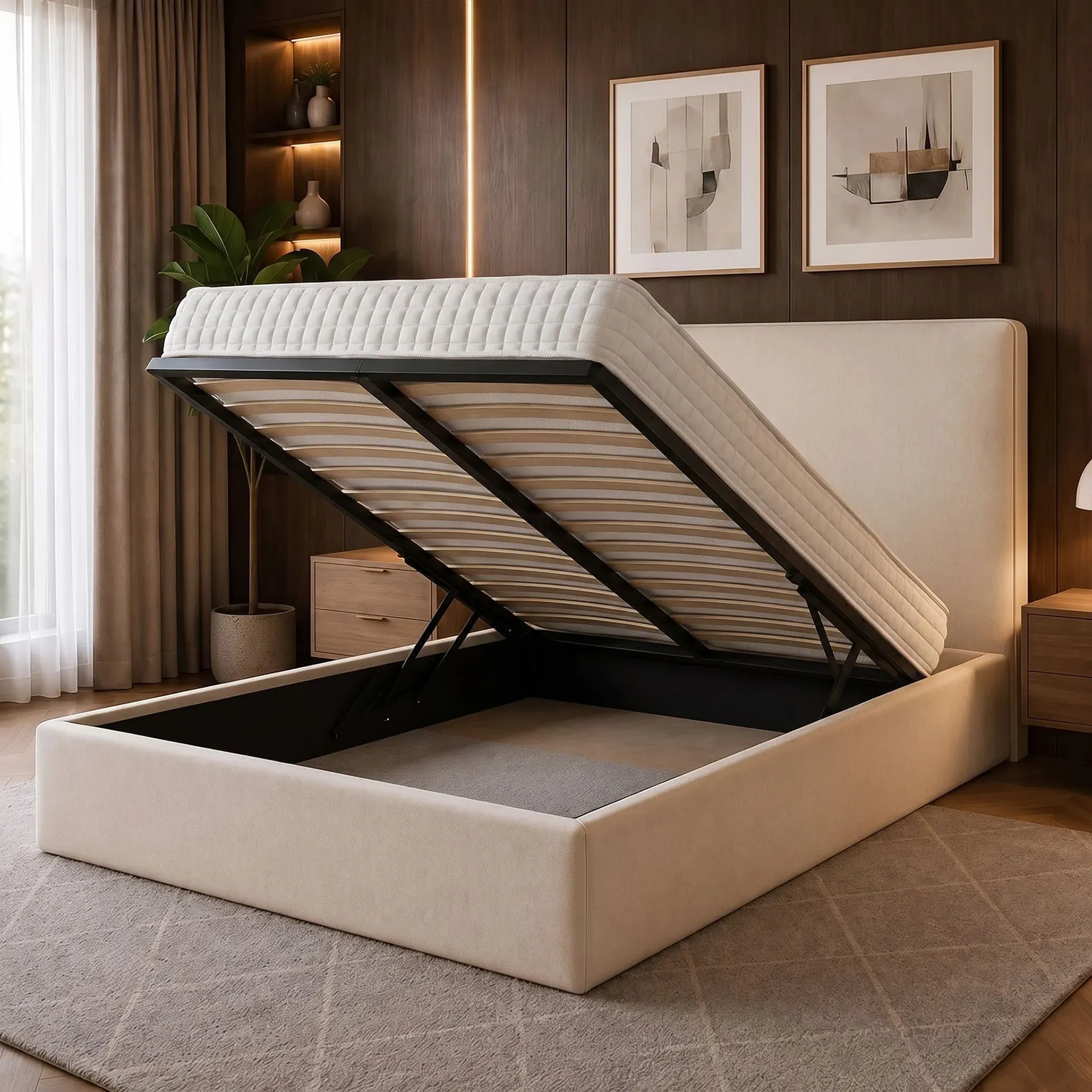 Kairo Ottoman Storage Bed - Plush Velvet product