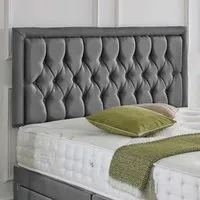 Lisbon Divan Headboard - Hand Pleated, Upholstered alternate view
