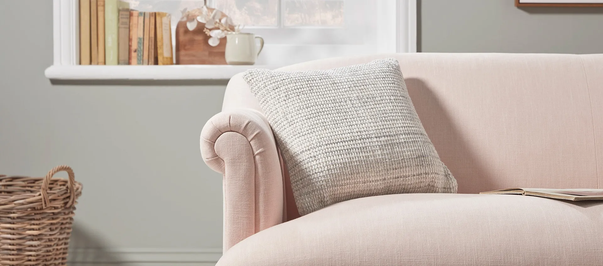 Scatter Cushion - Light Grey, Recycled PET product