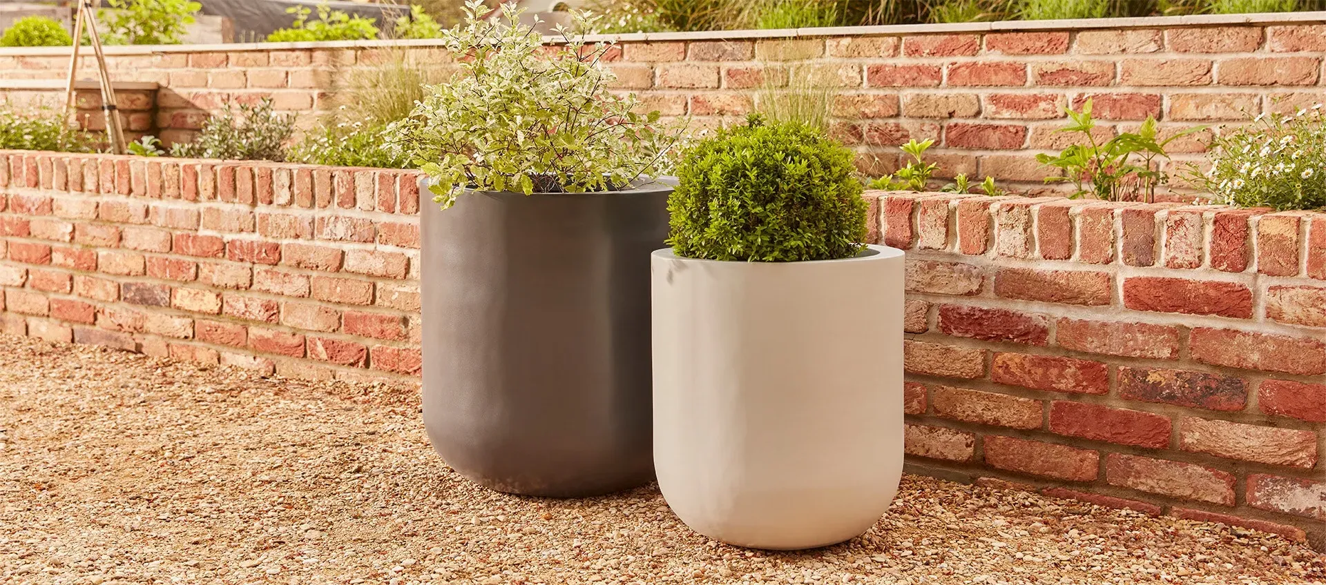 Set of 2 Extra Large Plant Pots - Fibreclay product