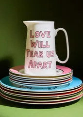 Bella Freud Love Will Tear Us Apart Jug - White, Bone China product