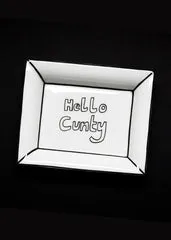 Hello Cunty Bone China Trinket Tray - White product