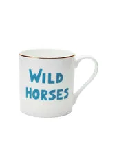 Wild Horses Mug - White, Bone China product
