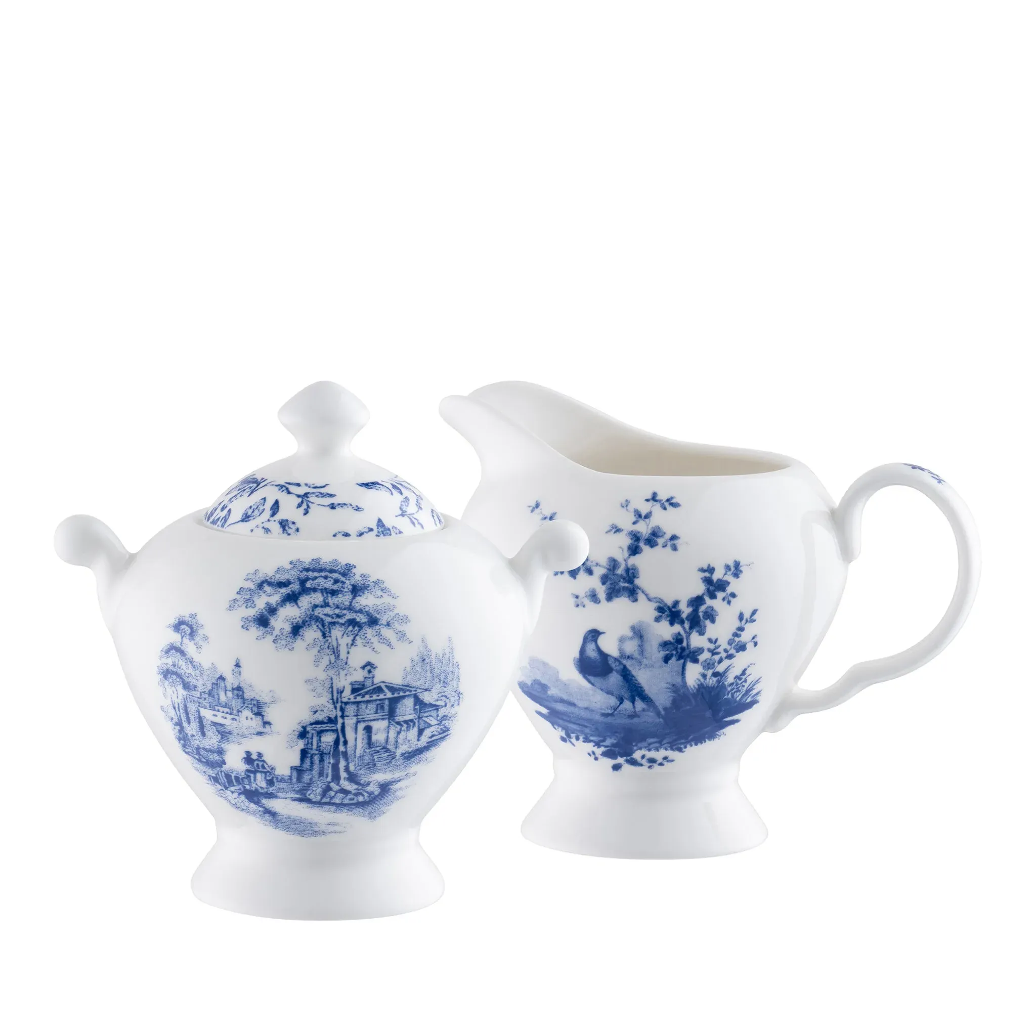 Archive Blue Cream & Sugar Set - Fine China image