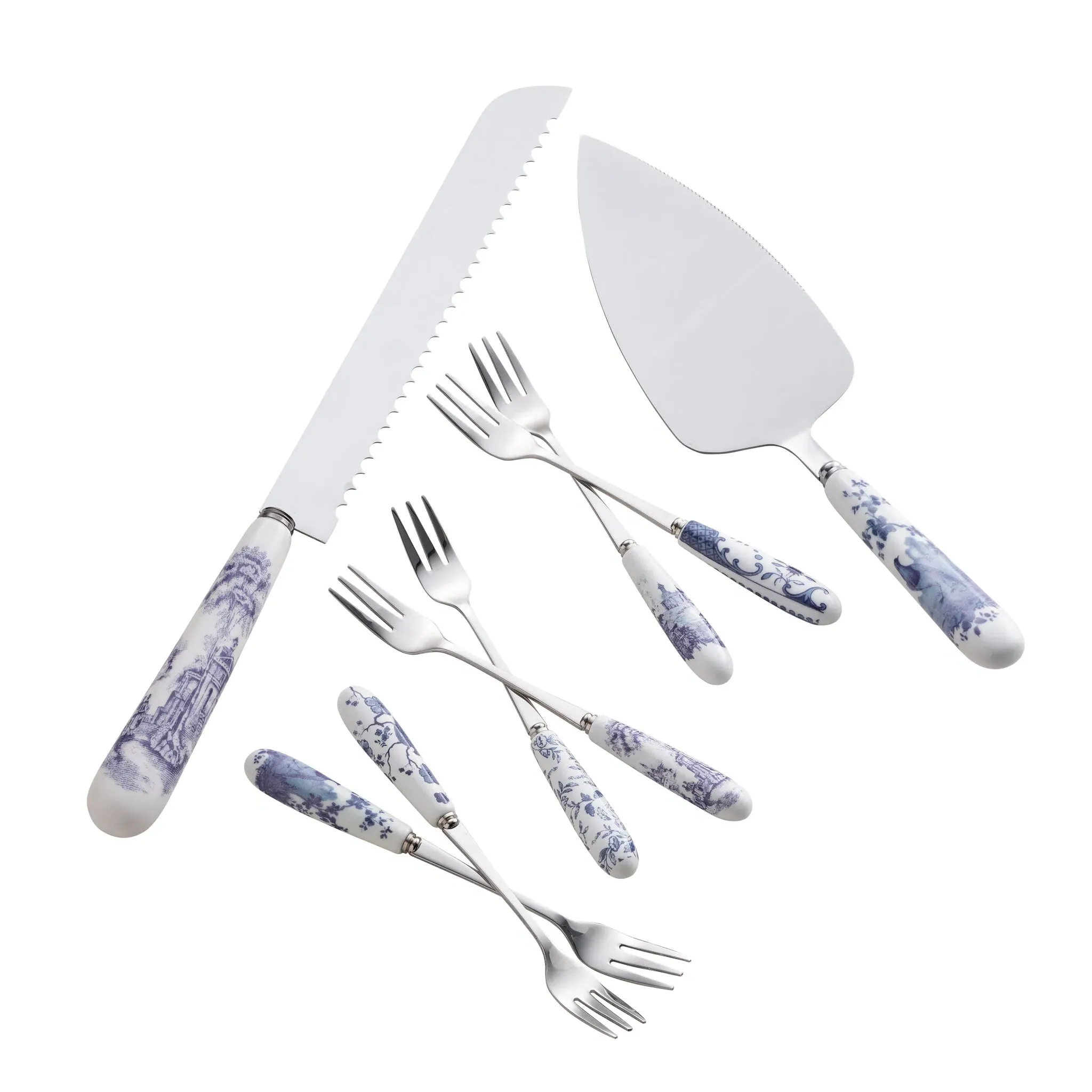 Archive Blue Pastry Set - Fine China product
