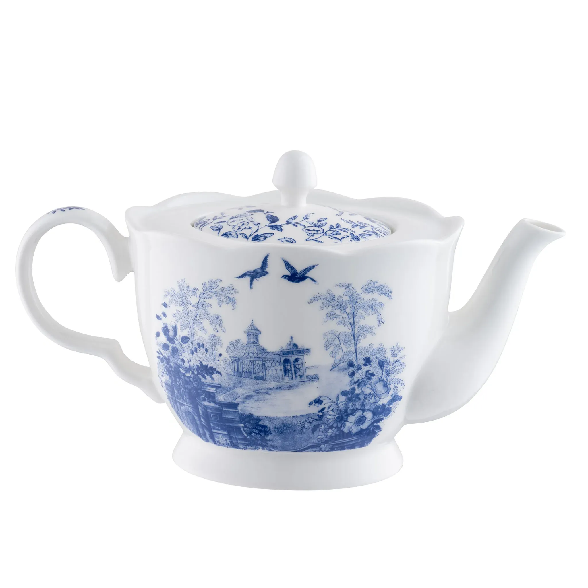Archive Blue Teapot - Blue, Fine China