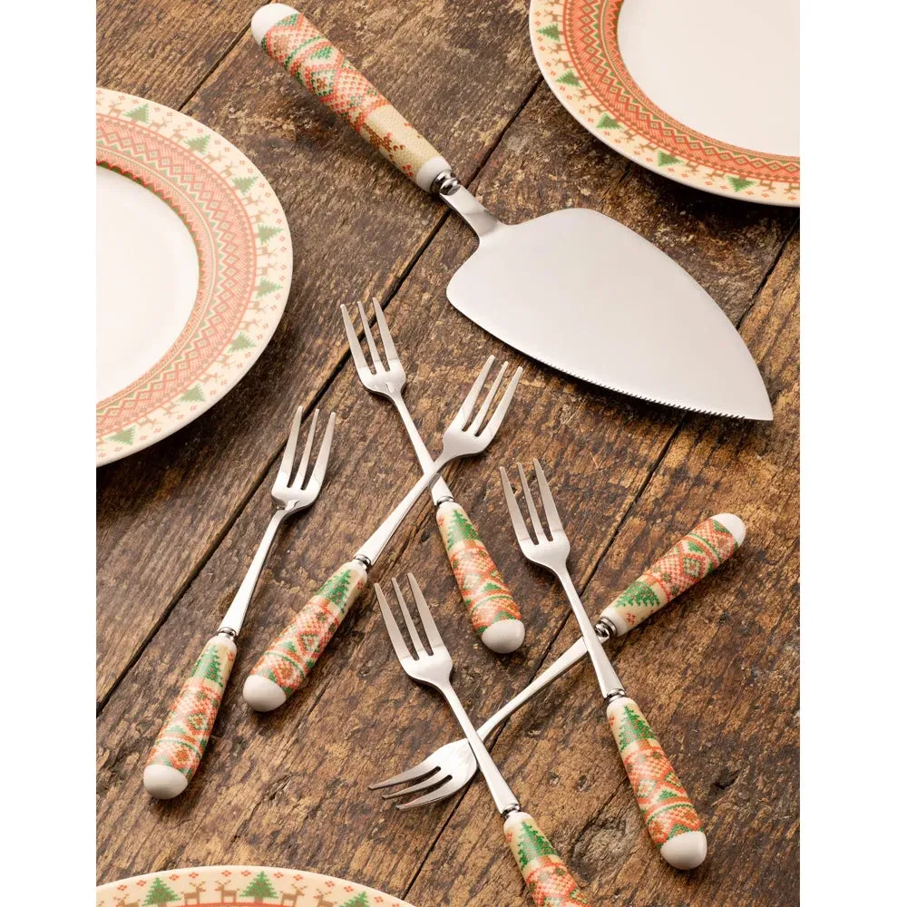 Christmas Jumper Pastry Set - Fine China