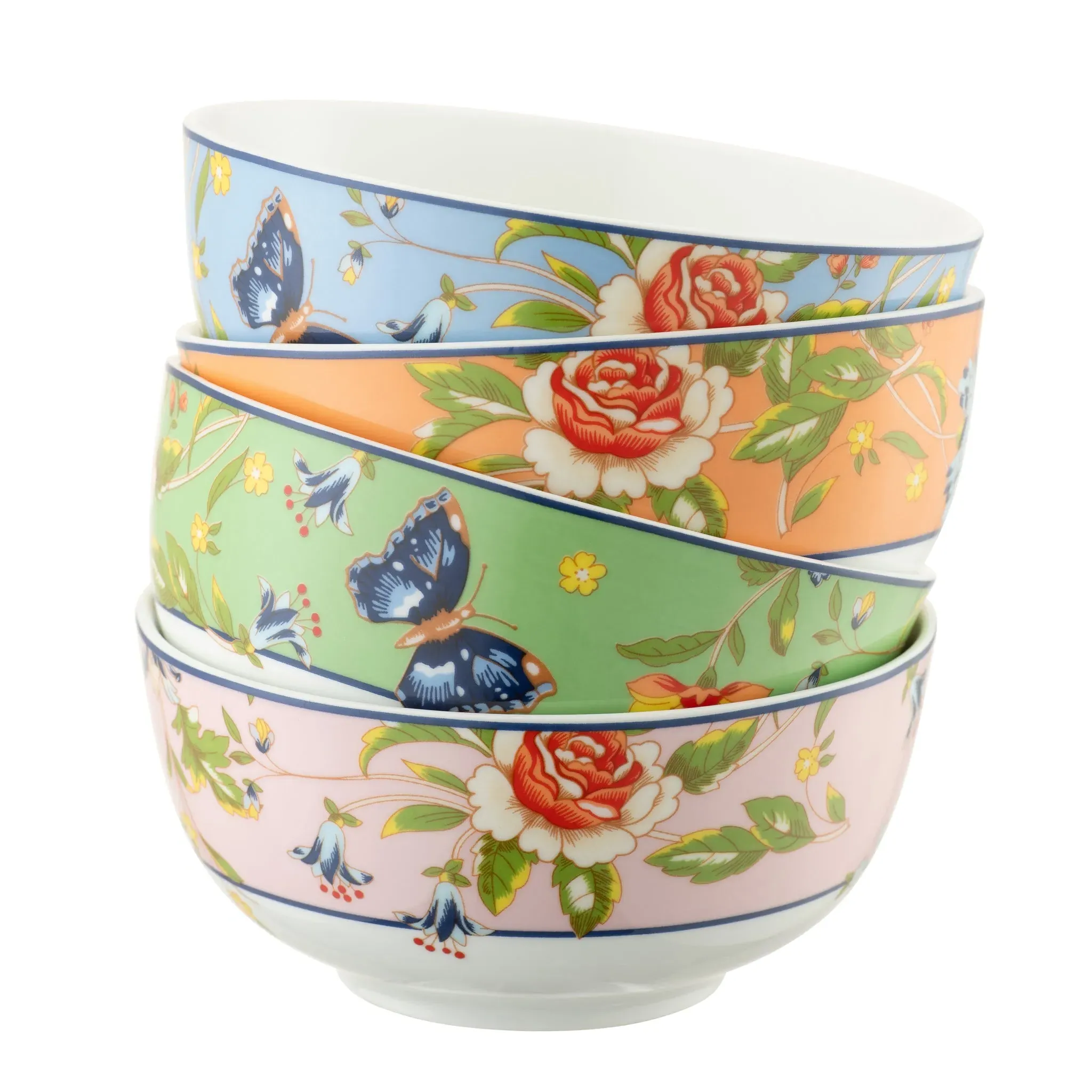 Cottage Garden Cereal Bowls Set of 4