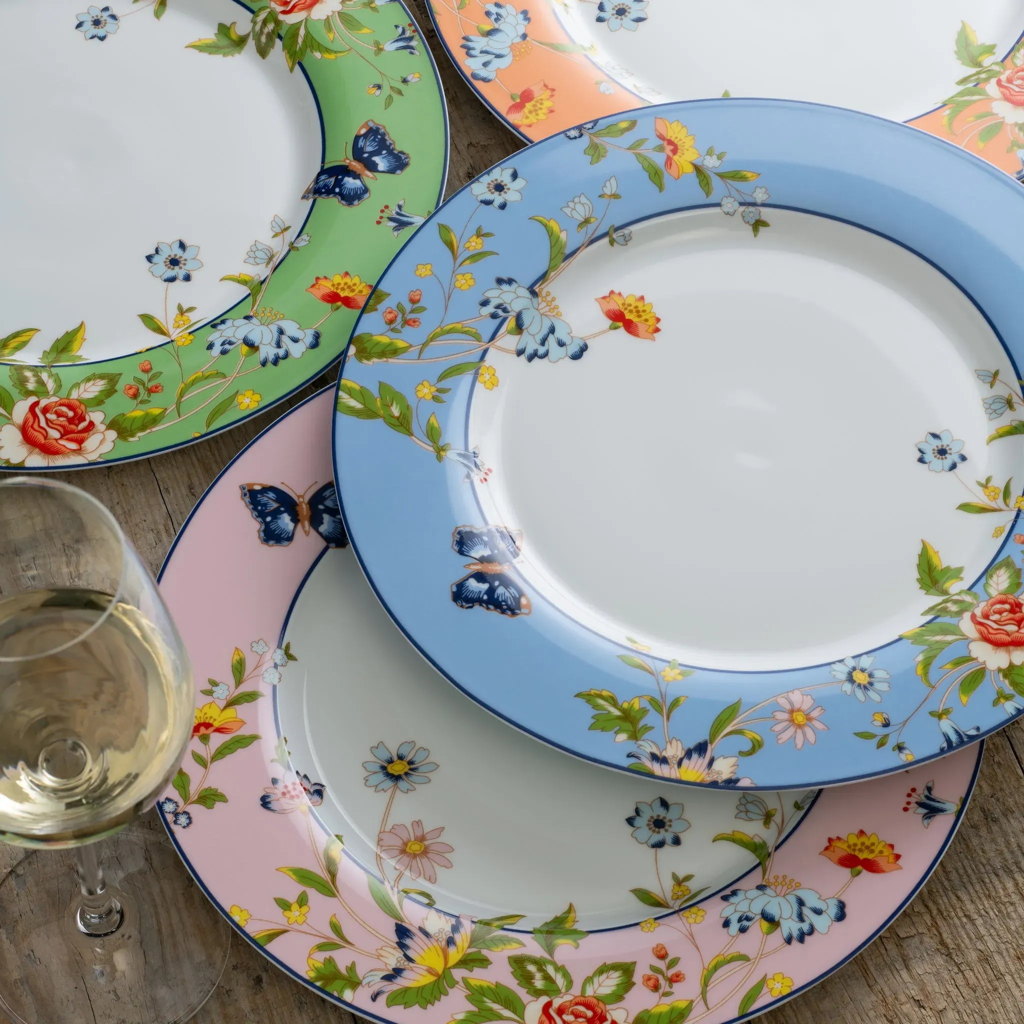 Cottage Garden Dinner Plates Set of 4