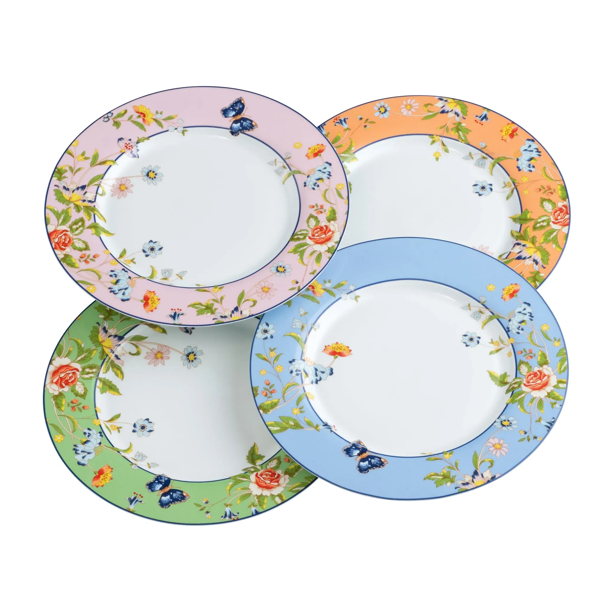 Cottage Garden Dinner Plates Set of 4