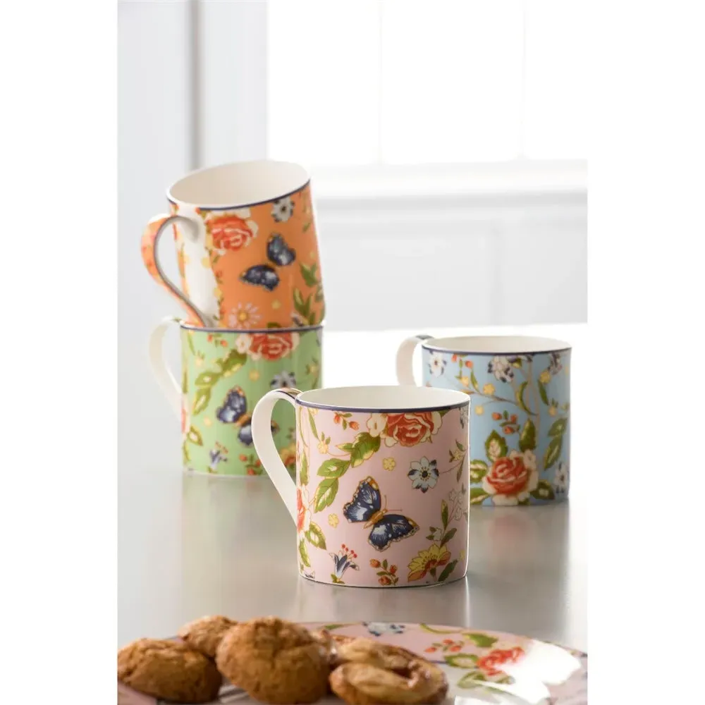 Cottage Garden Windsor Mugs Set of 4