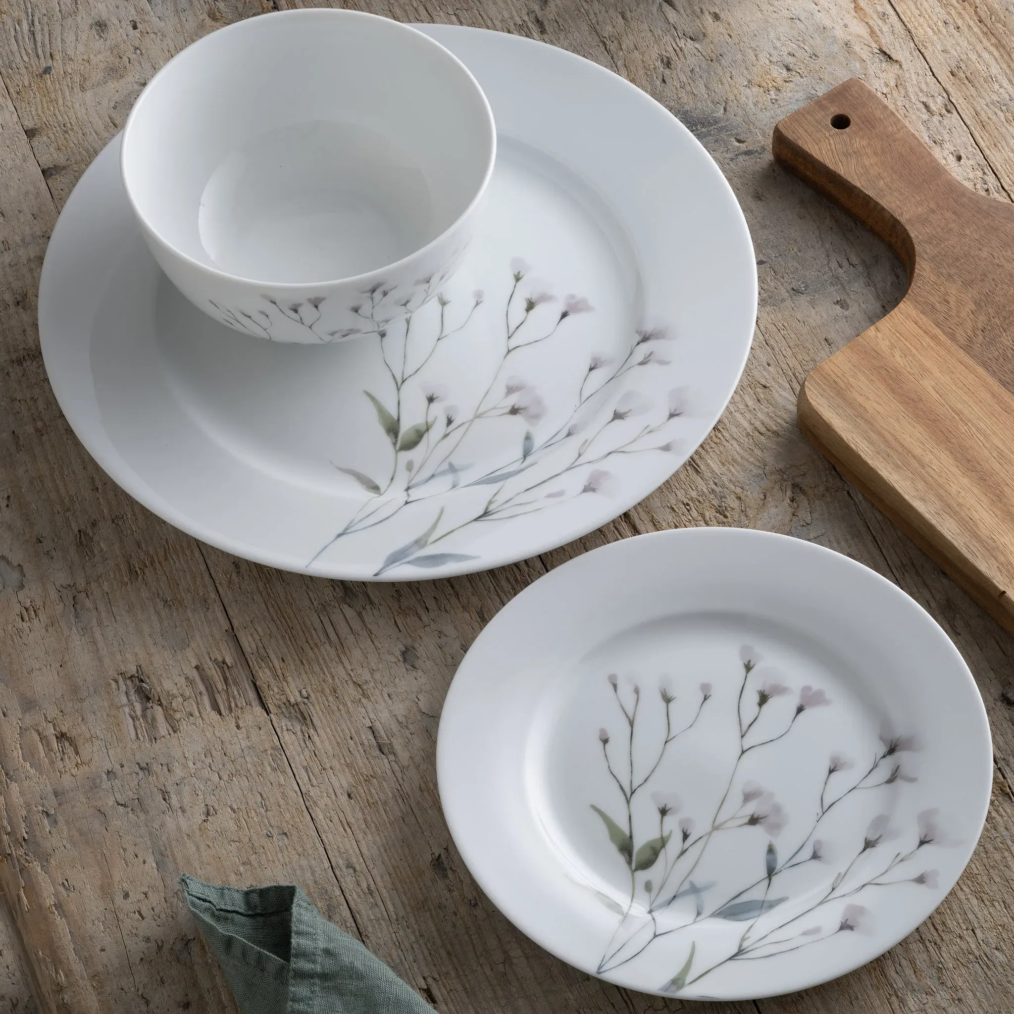 Cotton Blossom 12 Piece Fine China Dining Set alternate view