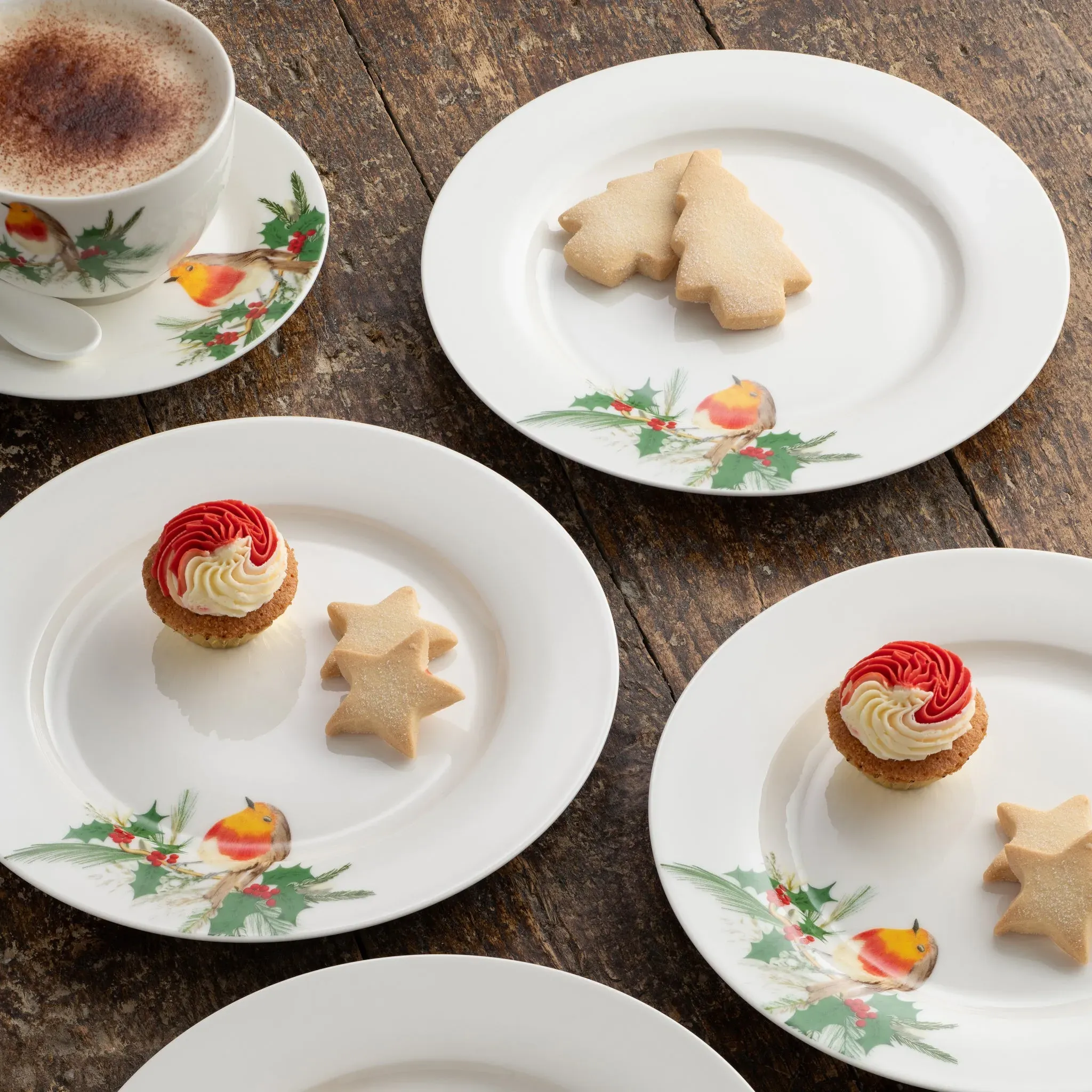 Robin Teaplates Set of 4