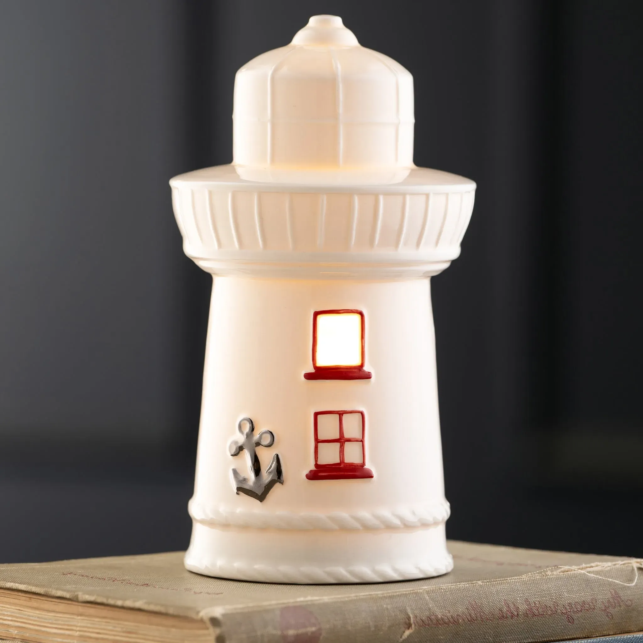 Belleek Classic Edition Piece 2026 Irish Lighthouse LED alternate view