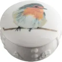 Belleek Classic Robin Trinket Box