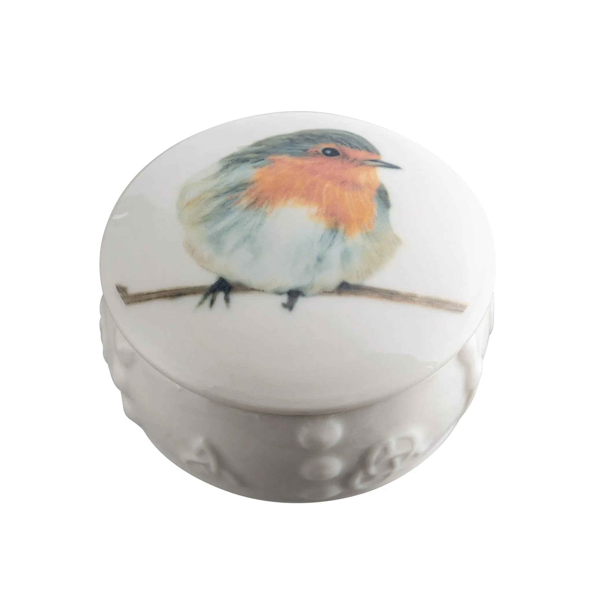 Belleek Classic Robin Trinket Box image