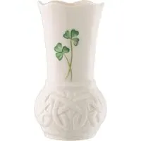 Belleek Durrow 4" Vase - White