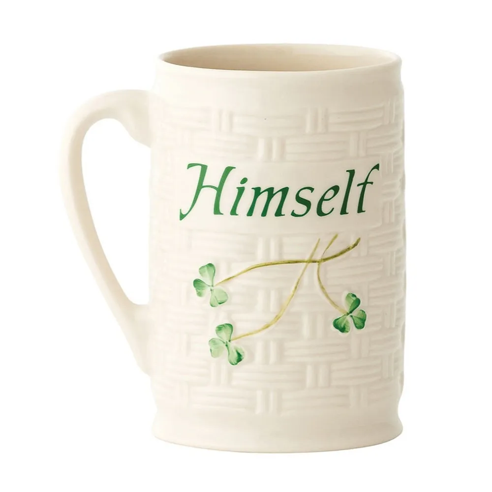 Belleek Himself Mug - Basketweave, Ceramic product