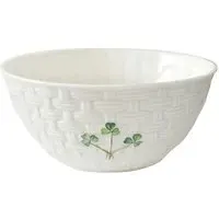 Belleek Shamrock Bowl - White