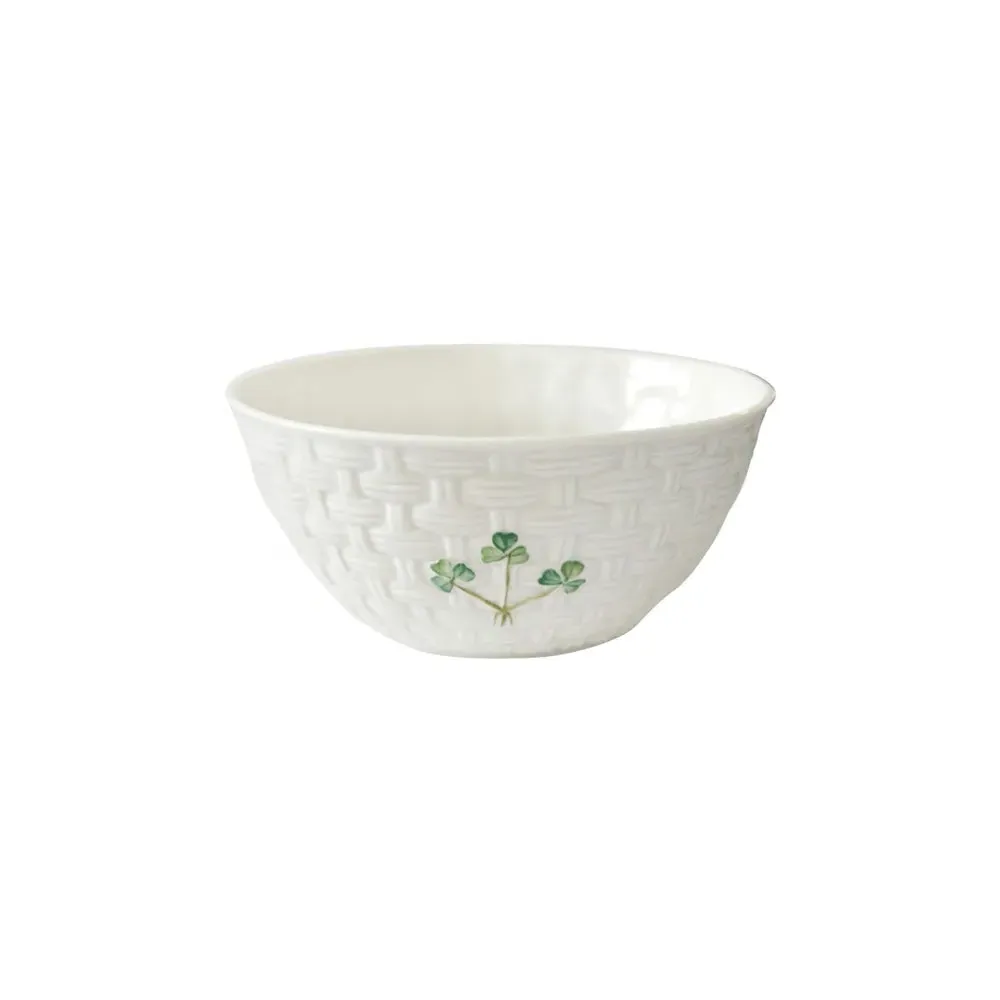 Belleek Shamrock Bowl - White image