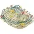 Belleek Small Oval Covered Basket - Cream