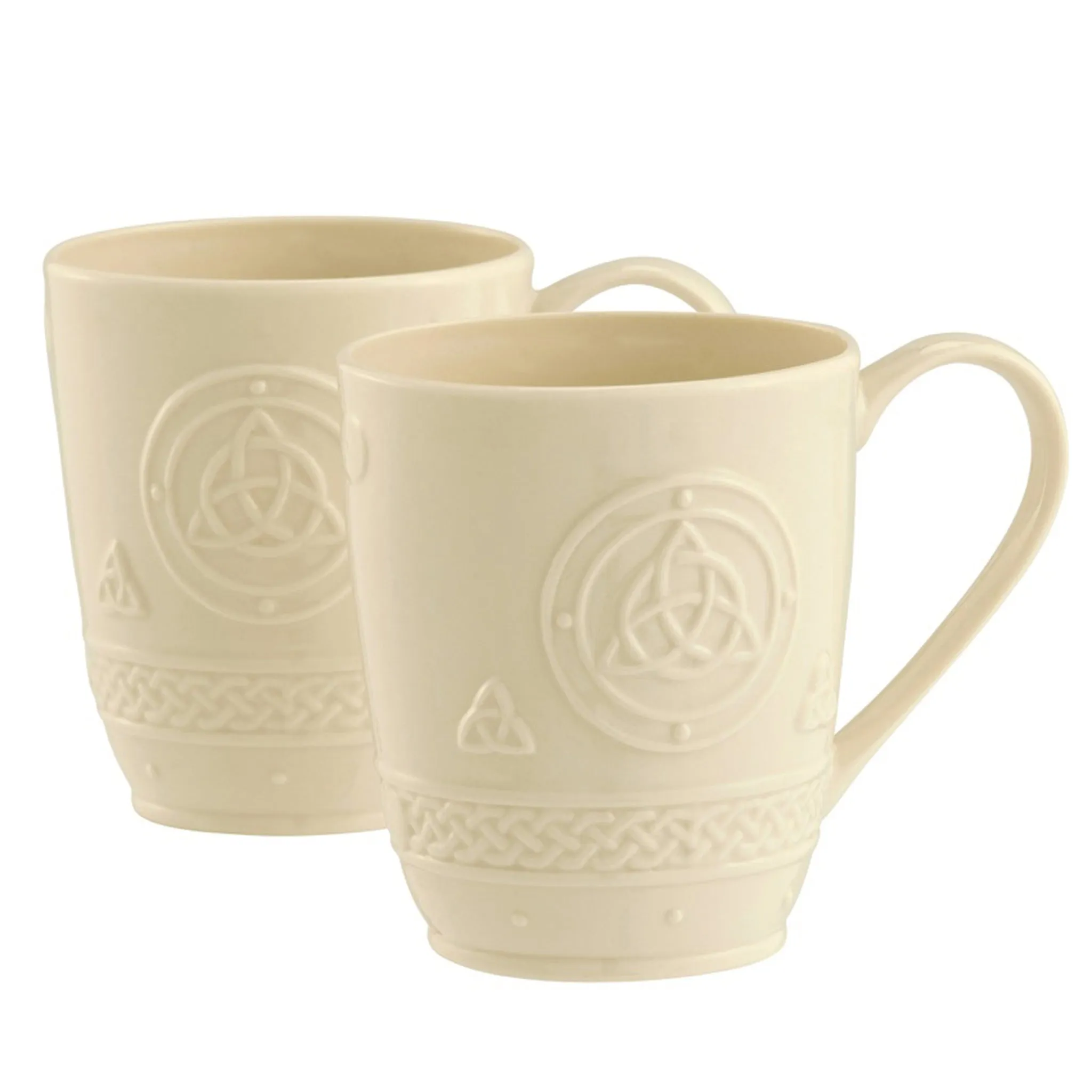 Celtic 10oz Mug Pair - White image