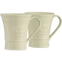 Claddagh 10oz Mug Pair - White