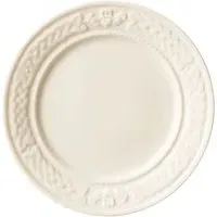Claddagh Accent Plate - White