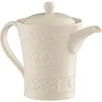 Claddagh Beverage Pot - White